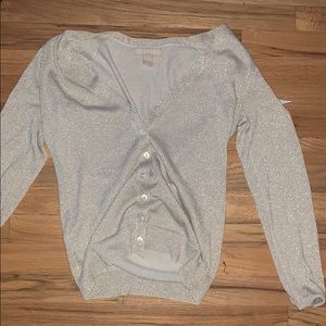 BananaRepublic sparkly cardigan long sleeve size s